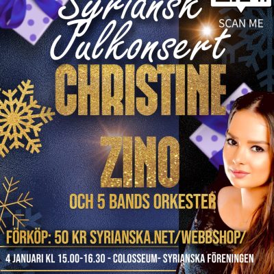 Julkonsert - 4 januari- Christine Zino
