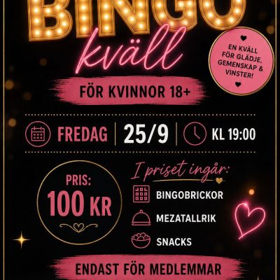 Bingokväll för kvinnor