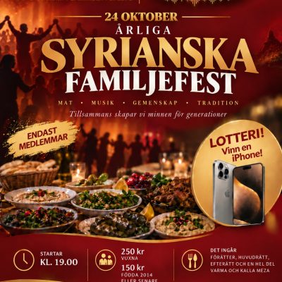 Årets familjefest 2026-10-24